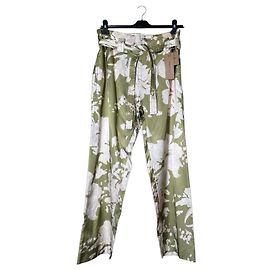 Autre Marque Nicholas Daley Hose mit Gürtel und Blumenprint