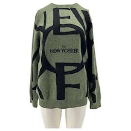 THE NEW YORKER Wollpullover Grün M - Autre Marque