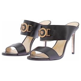 Mule con tacco nere "Medusa Tribute" - Versace