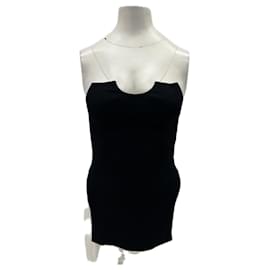 Top nero in viscosa Tibi