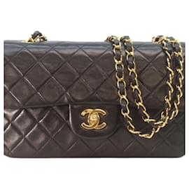 Bolsa de Ombro Chanel Lambskin Double Flap