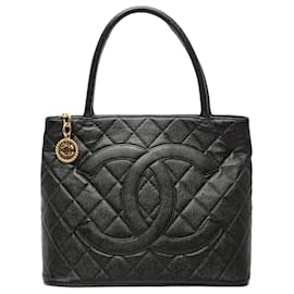 Tote Chanel Black Caviar Medallion