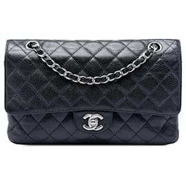 Chanel Black Medium Classic Caviar Double Flap