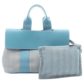Bolsa Hermes Valparaiso PM Blue Jean - Hermès