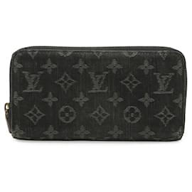 Louis Vuitton Monogram Denim Zippy Long Wallet