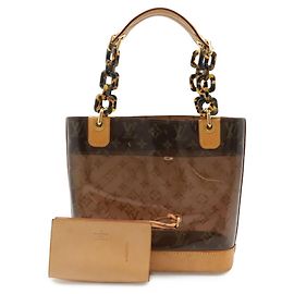 Borsa Tote Louis Vuitton Monogram Vinyl Cabas Ambre PM
