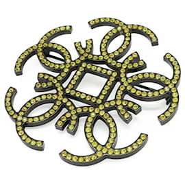 Broche Chanel Coco Mark con pedrería