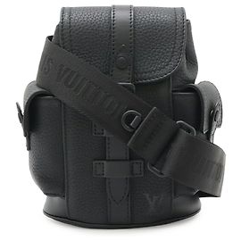 Borsa a tracolla Louis Vuitton Taurillon Christopher XS