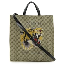 Gucci GG Supreme Tiger Tote/Schultertasche