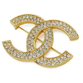 Spilla Chanel Coco Mark Large con strass
