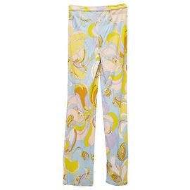 Pantalones de pierna recta estampados Emilio Pucci en viscosa multicolor