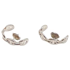Hermès Orecchini in argento Chaine d'Ancre Enchaînée