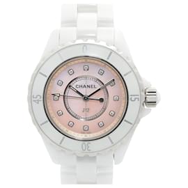 Chanel J12 12-Diamanten Damenuhr