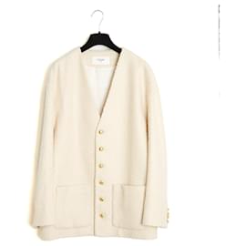 Celine Hedi Slimane Oversize Kaschmir-Bouclé Jacke - Céline