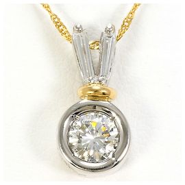 Autre Marque 18K Platin- und Goldkette (Gelbgold)