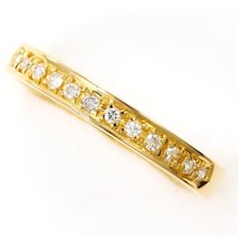 18K Gelbgold-Ring mit Diamant - Autre Marque