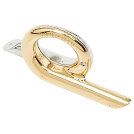 Anello a fascia placcato in oro e argento Louis Vuitton