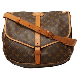 Borsa a tracolla Louis Vuitton Monogram Saumur 35