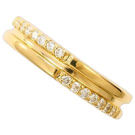 Autre Marque 18K Gelbgold-Ring mit Diamant