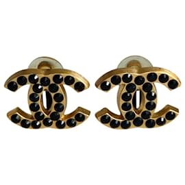 Orecchini a clip Chanel 01A Coco Mark Gold