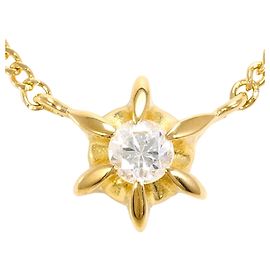 Autre Marque Collana in oro giallo 18K con diamante
