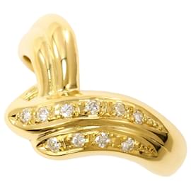 18K Gelbgold-Ring mit Diamant - Autre Marque