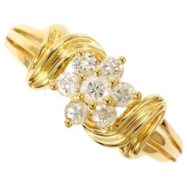18K Gelbgold Diamantring - Autre Marque