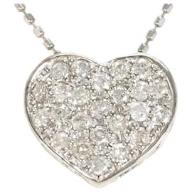 Autre Marque Collana in oro bianco 18K con diamante