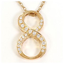 Autre Marque Collana in oro rosa 18K con diamante