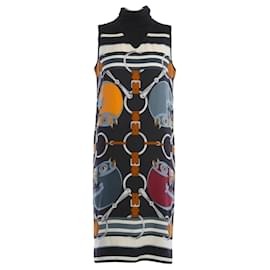 Vestido sin mangas Hermès motivo caballo