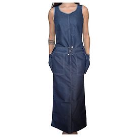Jean Paul Gaultier Denim Kleid Sicherheitsnadel