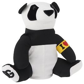 Dolce & Gabbana DOLCE&GABBANA D&G x Jujutsu Kaisen Eco Bag Panda Bag Nylon Black Auth 167336SM