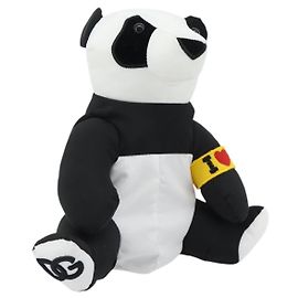 Dolce & Gabbana DOLCE&GABBANA D&G x Jujutsu Kaisen Eco Bag Panda Bag Nylon Black Auth 167375M