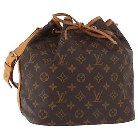 LOUIS VUITTON Borsa a Spalla Monogram Petit Noe M42226 LV Auth 181858SAV