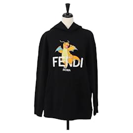 FENDI FENDI x FRGMT x POKMON Parker Kairyu Cotton XS Black Auth 167383SM - Fendi