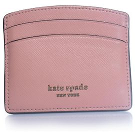 Kate Spade, porta carte in pelle rosa antico