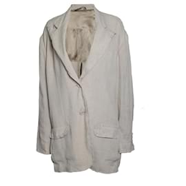 Acne studios, Blazer de lino beige