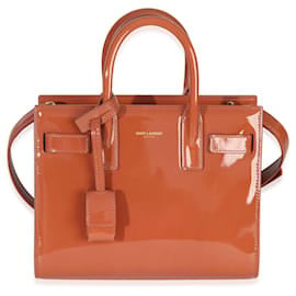Saint Laurent Nano Sac de Jour in vernice Rosa Tenue