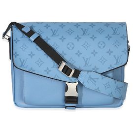 Louis Vuitton Blue Denim Taigarama Messengerama