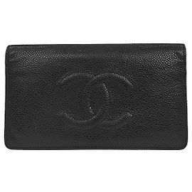 Chanel CHANEL Cartera larga bifold V Stitch Chevron Rosa Chevron medium