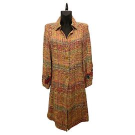 Cappotto lungo in tweed Christian Lacroix