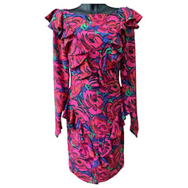 Balenciaga Pink Floral Dress