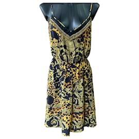 Robe Versace Noir et Or