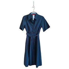 Autre Marque Max&Co Abito chemisier Zeppa in cotone nero