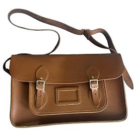 Autre Marque The Cambridge Satchel Company Borsa a tracolla in pelle marrone