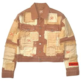 Heron Preston Chaqueta de Denim Patchwork