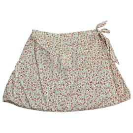 Chanel Minifalda Estampada Logo CC