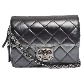 Chanel Silver Like A Wallet Klappentasche flap bag flap bag