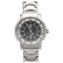 Bulgari Bvlgari Solotempo ST29S ST29BSSD Edelstahl-Quarzarmbanduhr