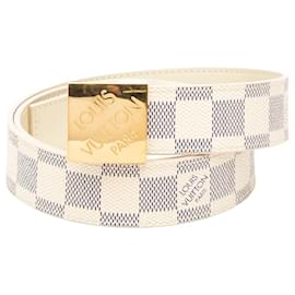 Louis Vuitton Gürtel White Damier Azur